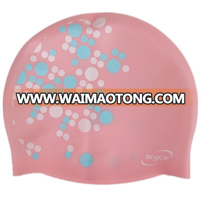 OEM waterproof flower swimming cap